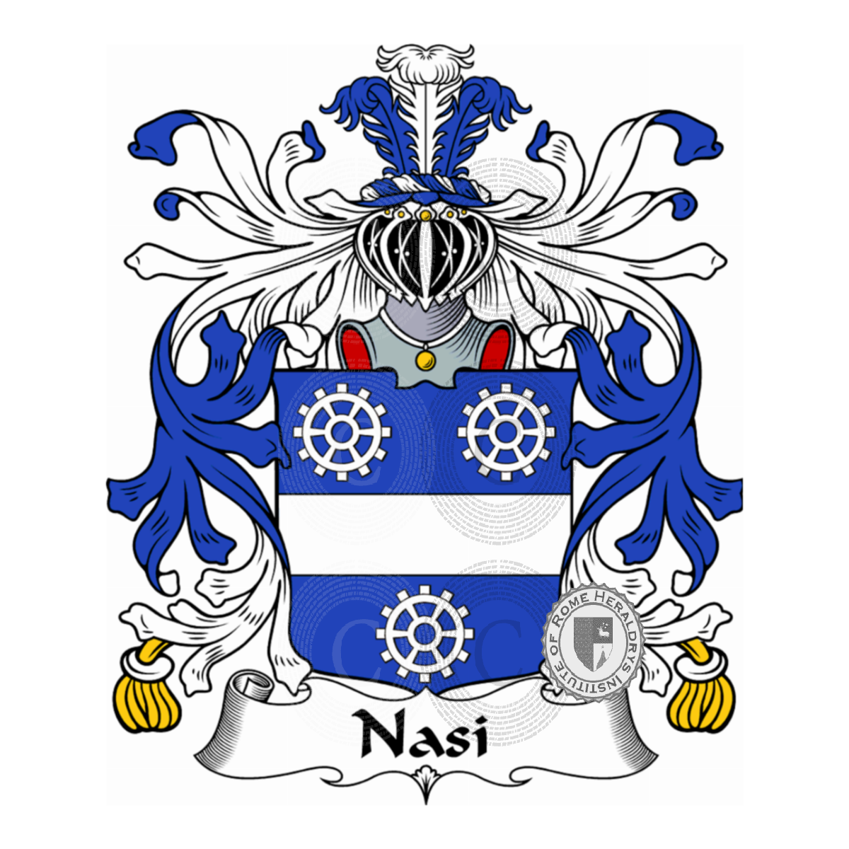 Coat of arms of familyNasi