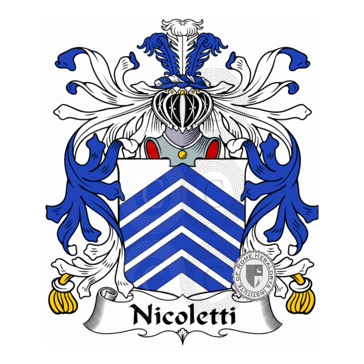 Escudo de la familiaNicoletti