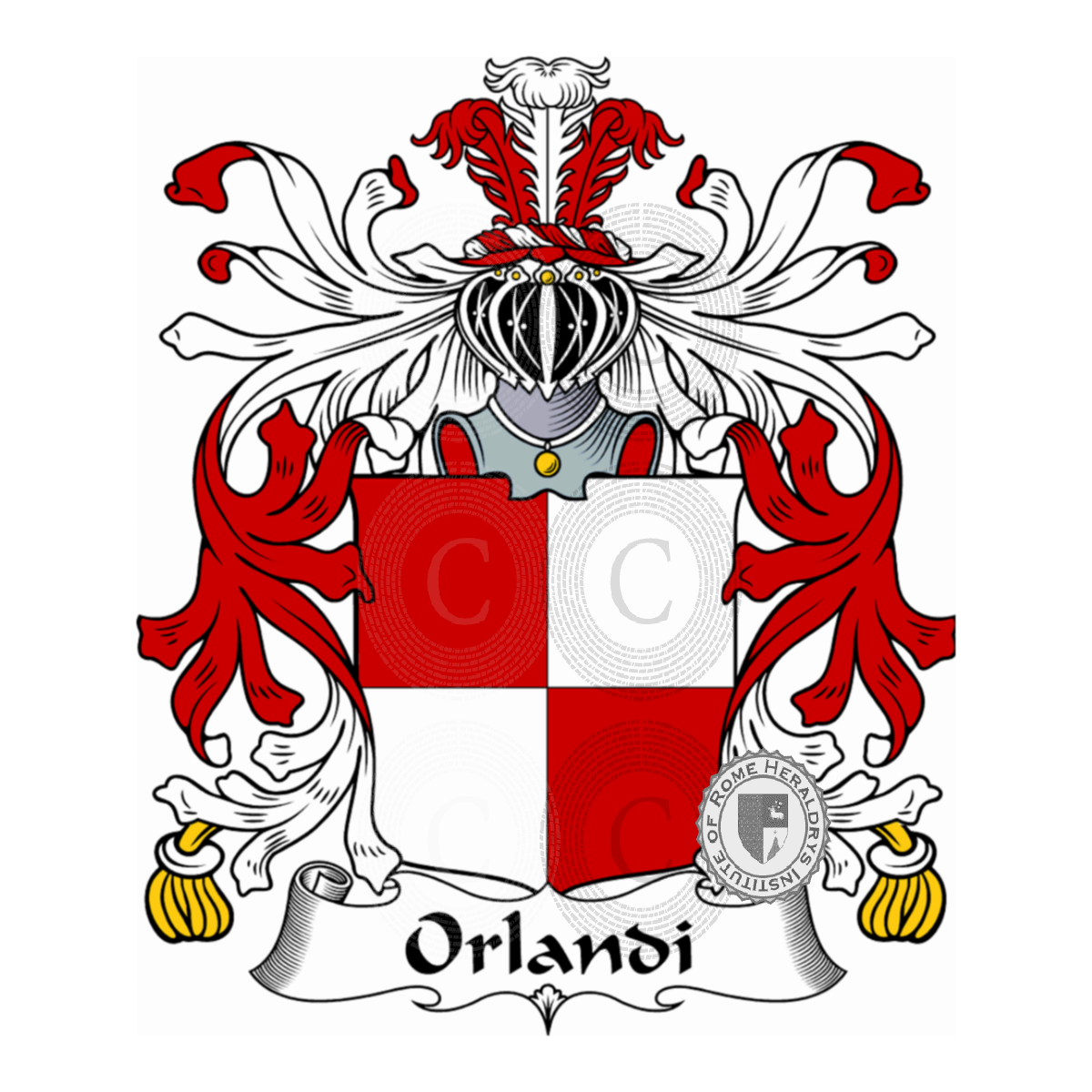 Escudo de la familiaOrlandi