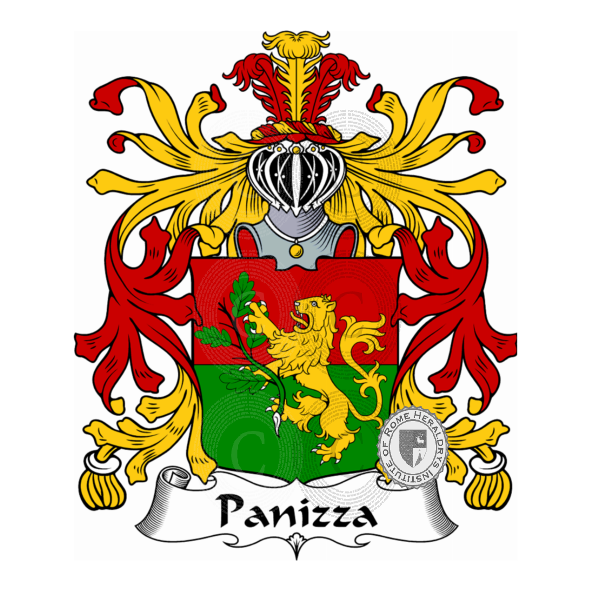 Coat of arms of familyPanizza
