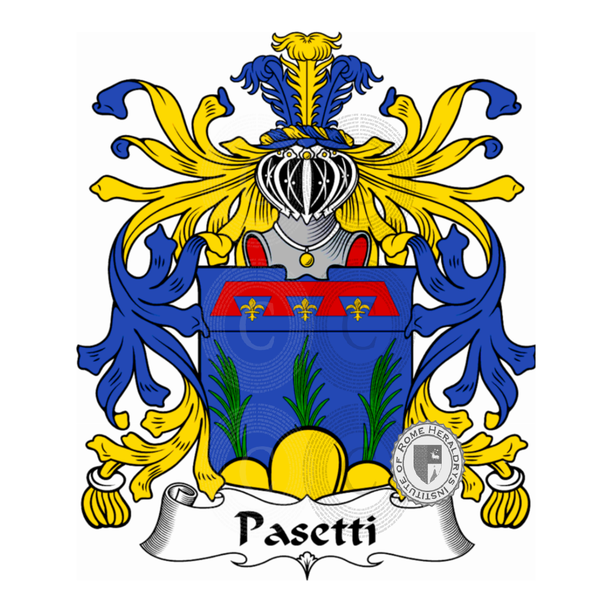 Escudo de la familiaPasetti