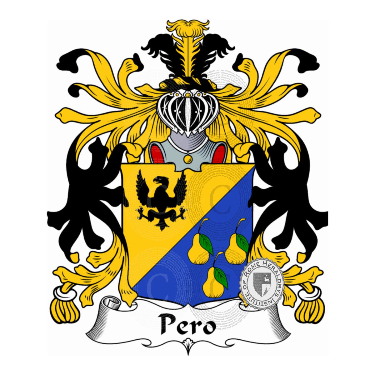 Coat of arms of familyPero