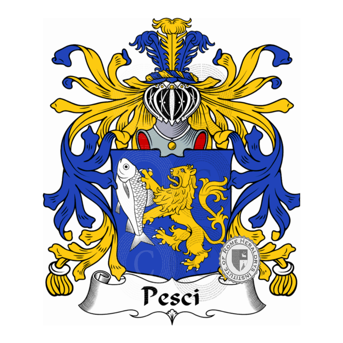 Coat of arms of familyPesci
