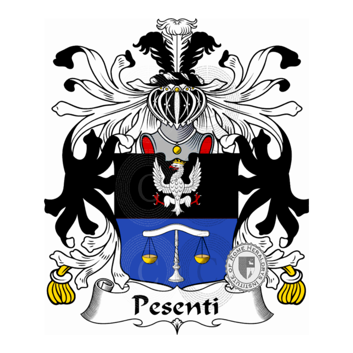 Coat of arms of familyPesenti