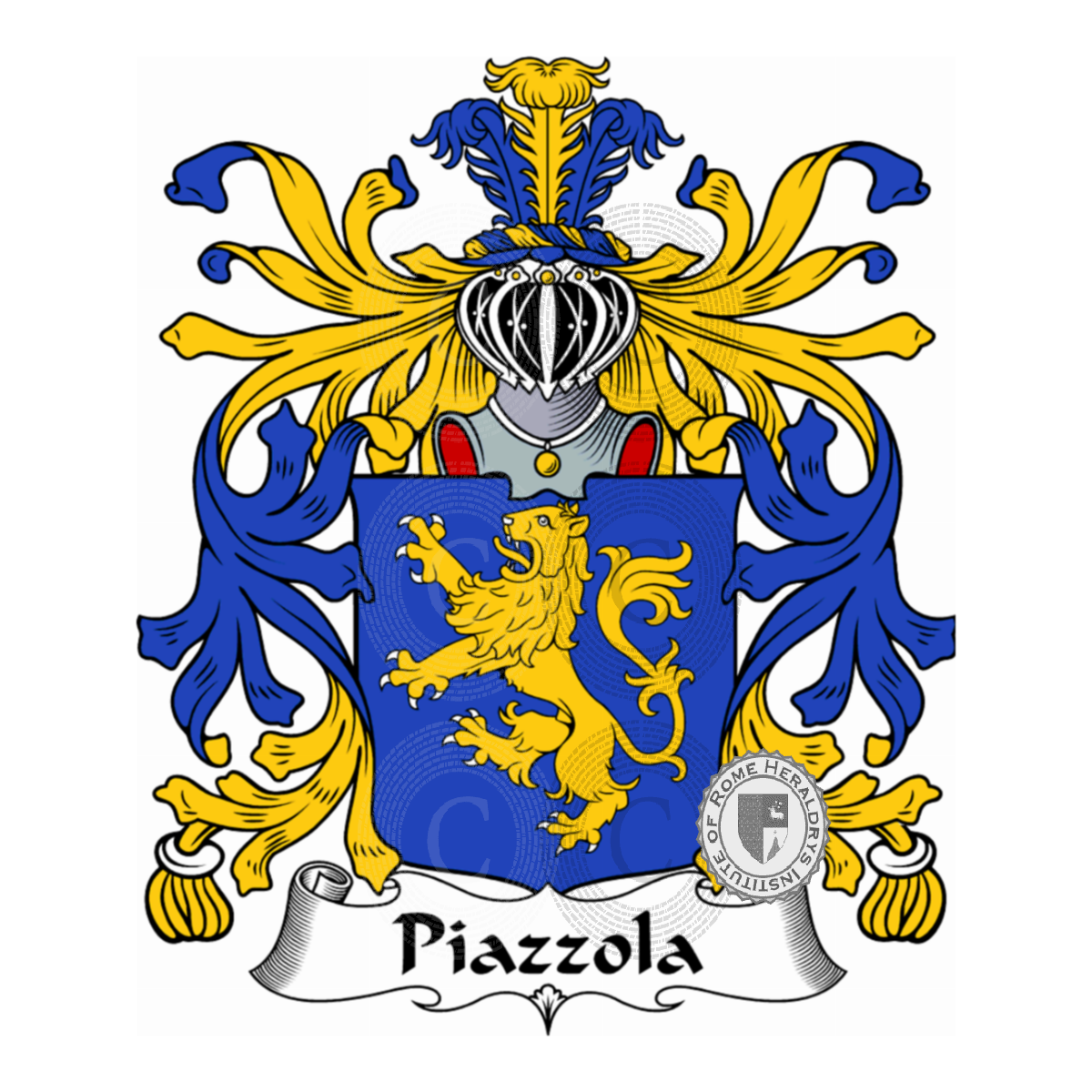 Escudo de la familiaPiazzola
