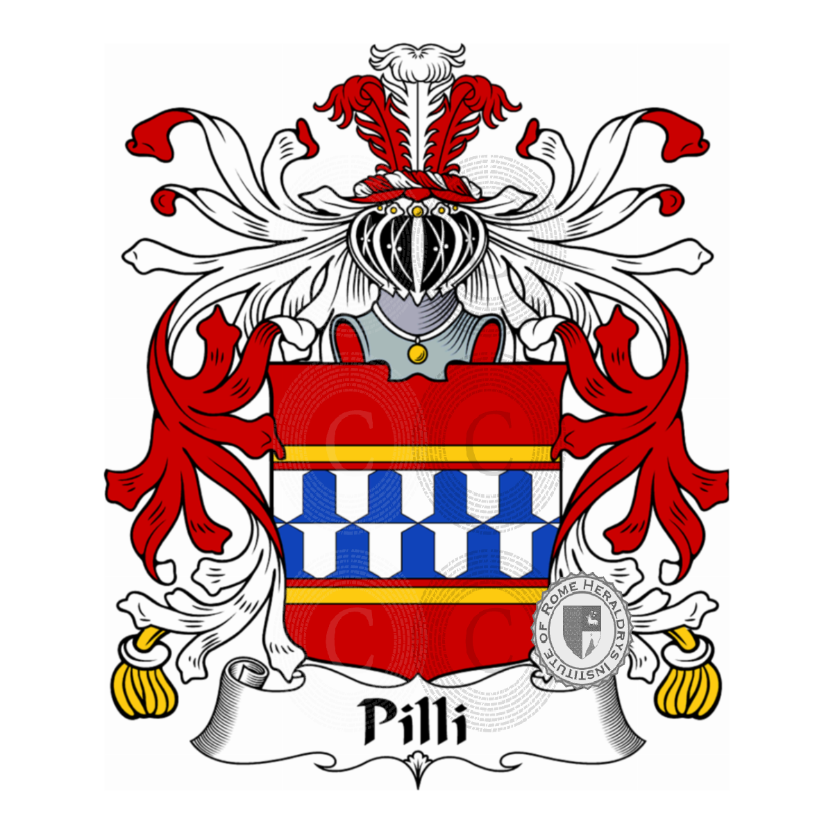 Wappen der FamiliePilli, Pillitteri