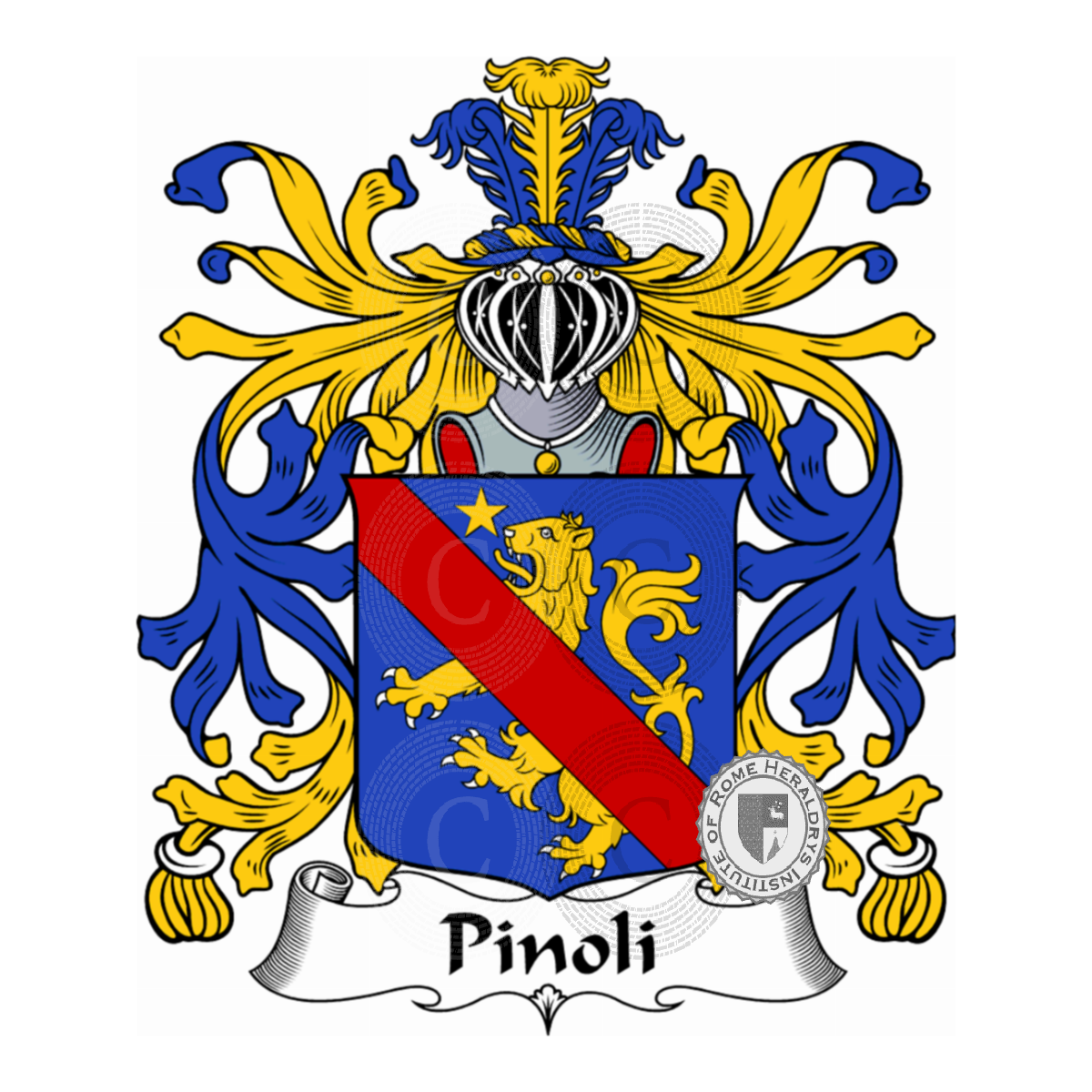 Escudo de la familiaPinoli