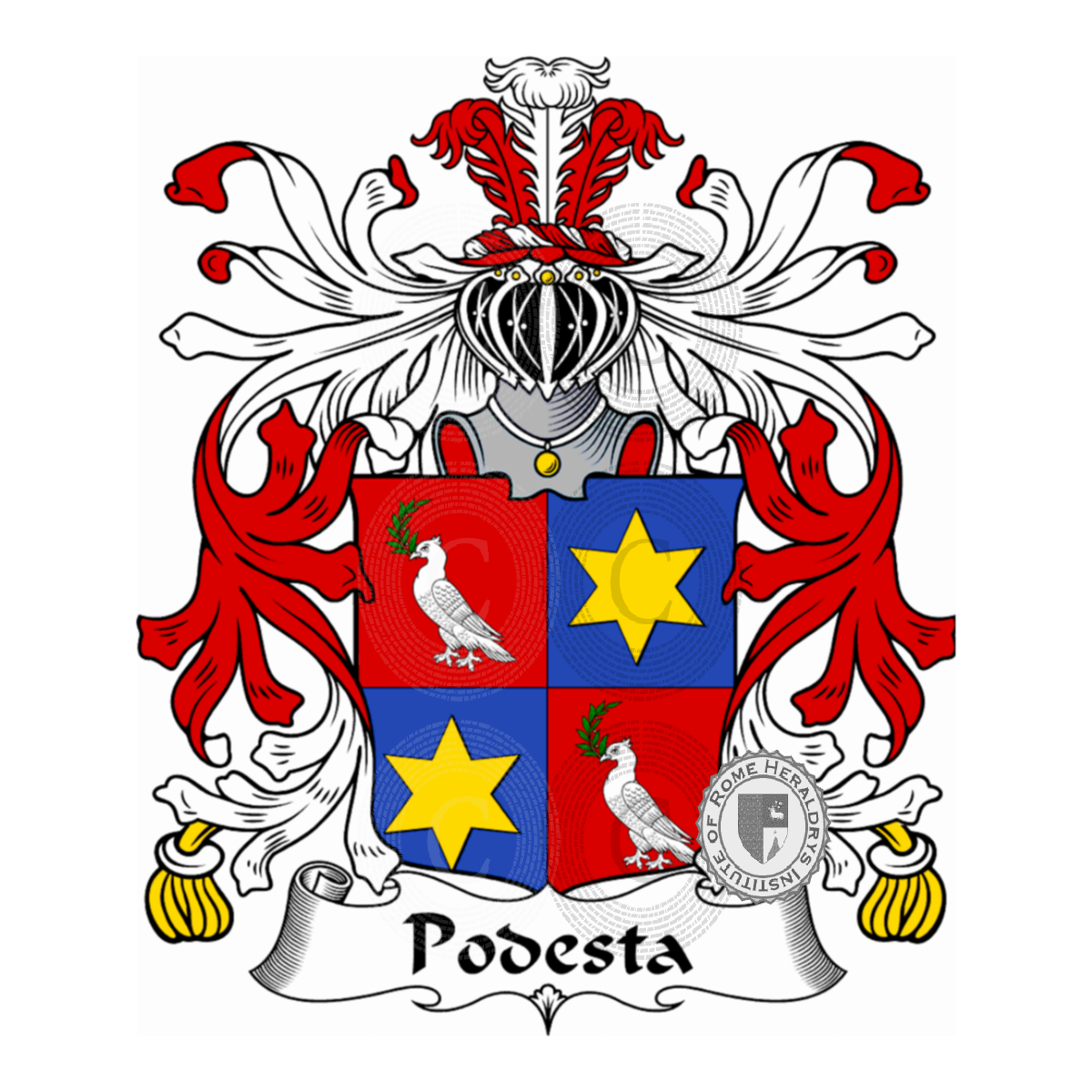 Coat of arms of familyPodesta