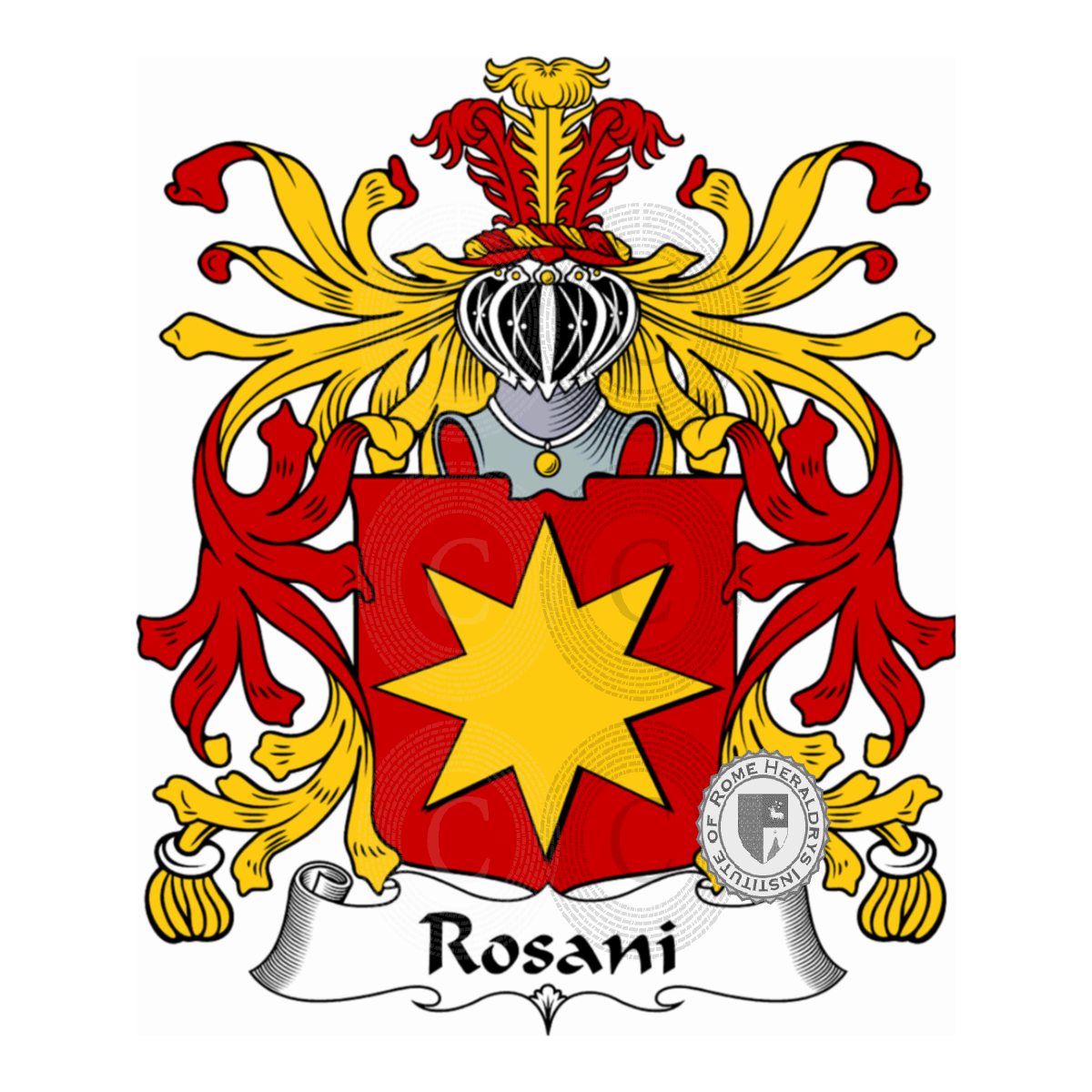 Coat of arms of familyRosani