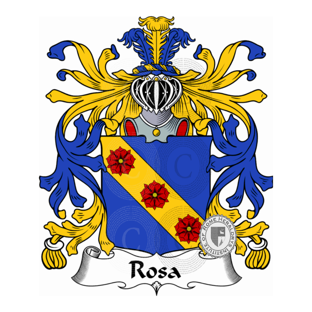 Coat of arms of familyRosa, de Rosa,de Rosis