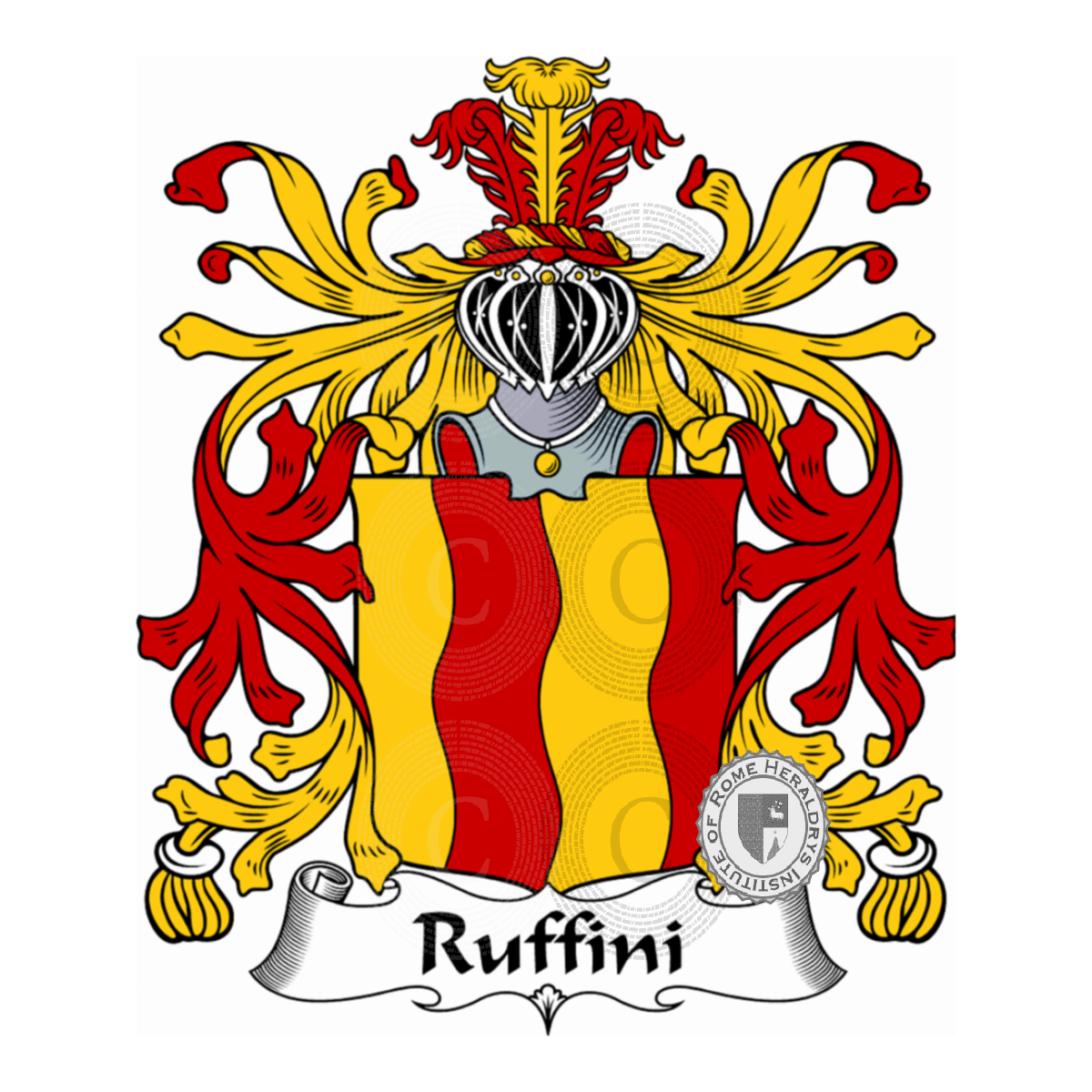 Escudo de la familiaRuffini