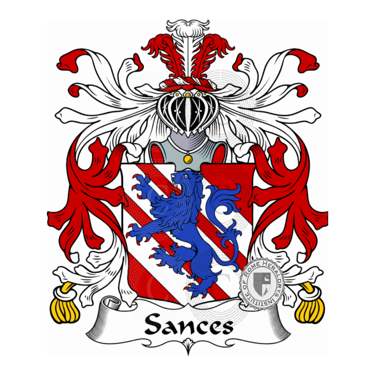 Coat of arms of familySances