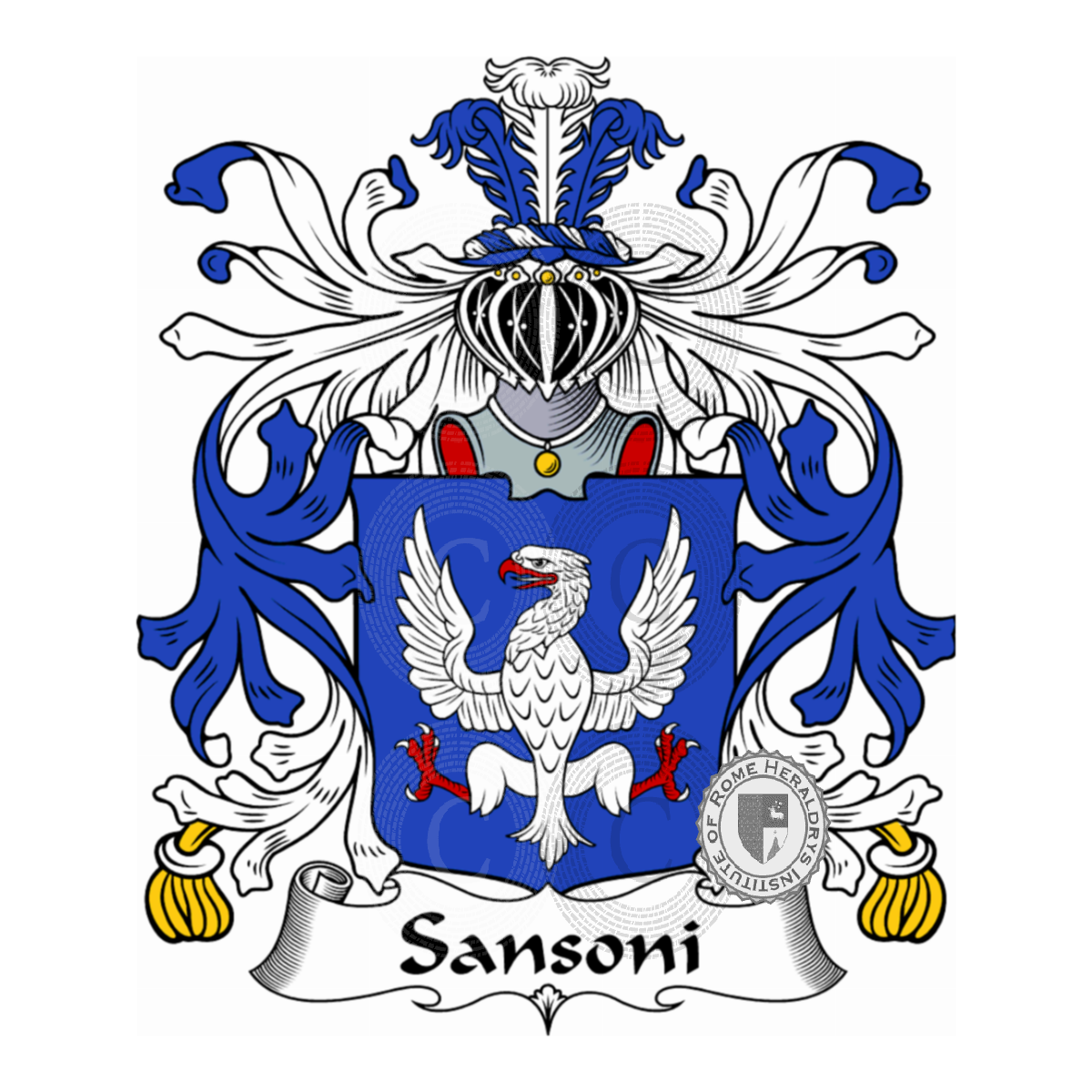 Escudo de la familiaSansoni