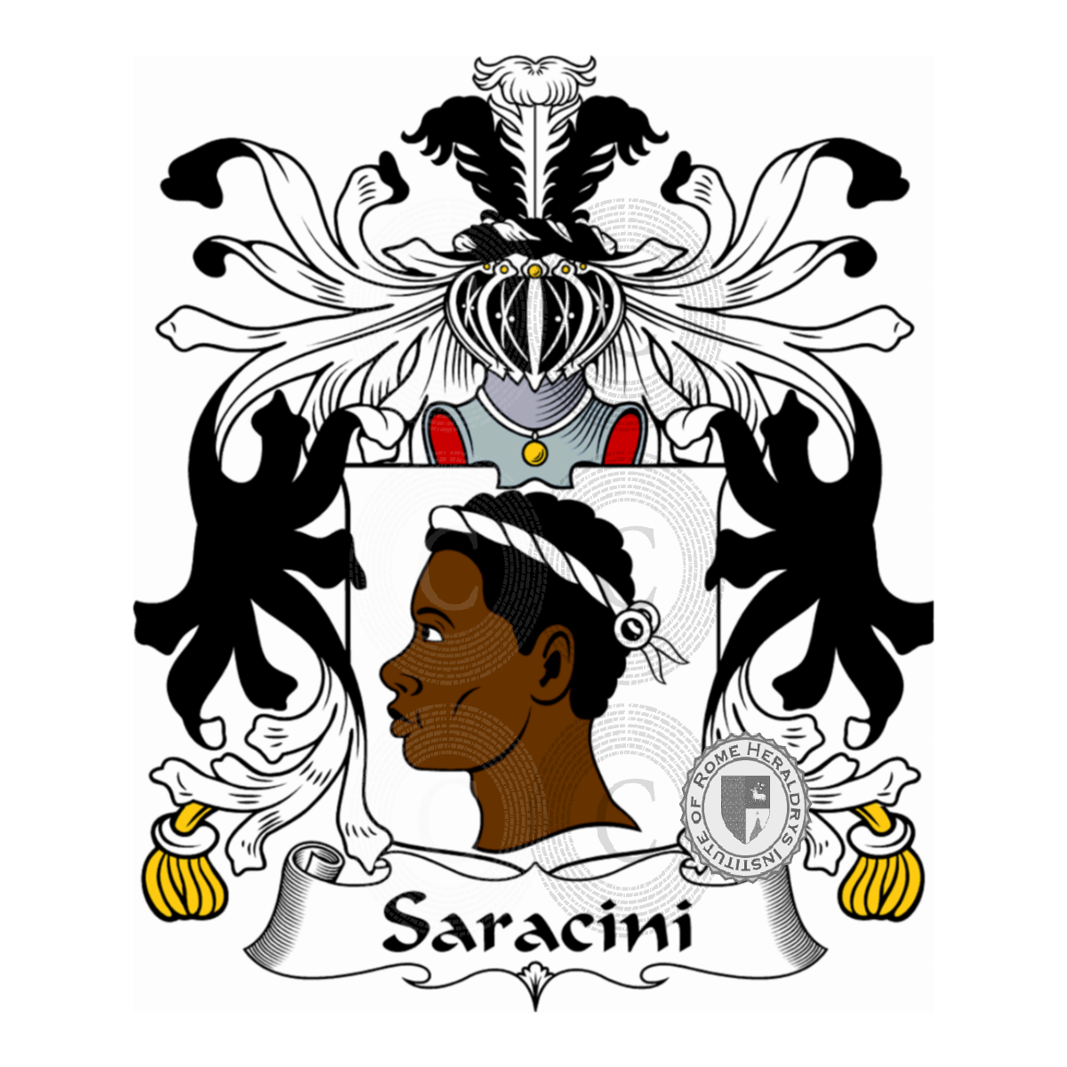 Escudo de la familiaSaracini
