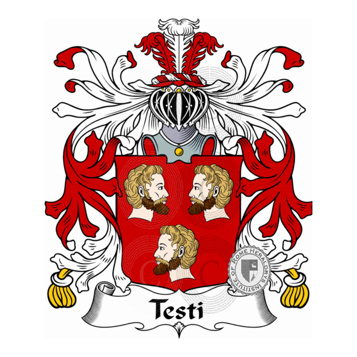 Coat of arms of familyTesti