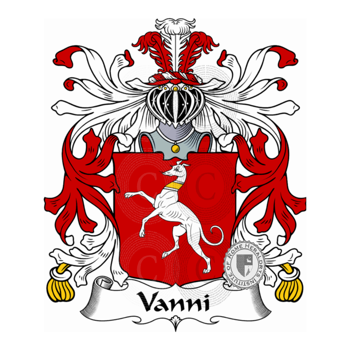Coat of arms of familyVanni, degli Oresti,Vanni Calvello,Vanni degli Oresti