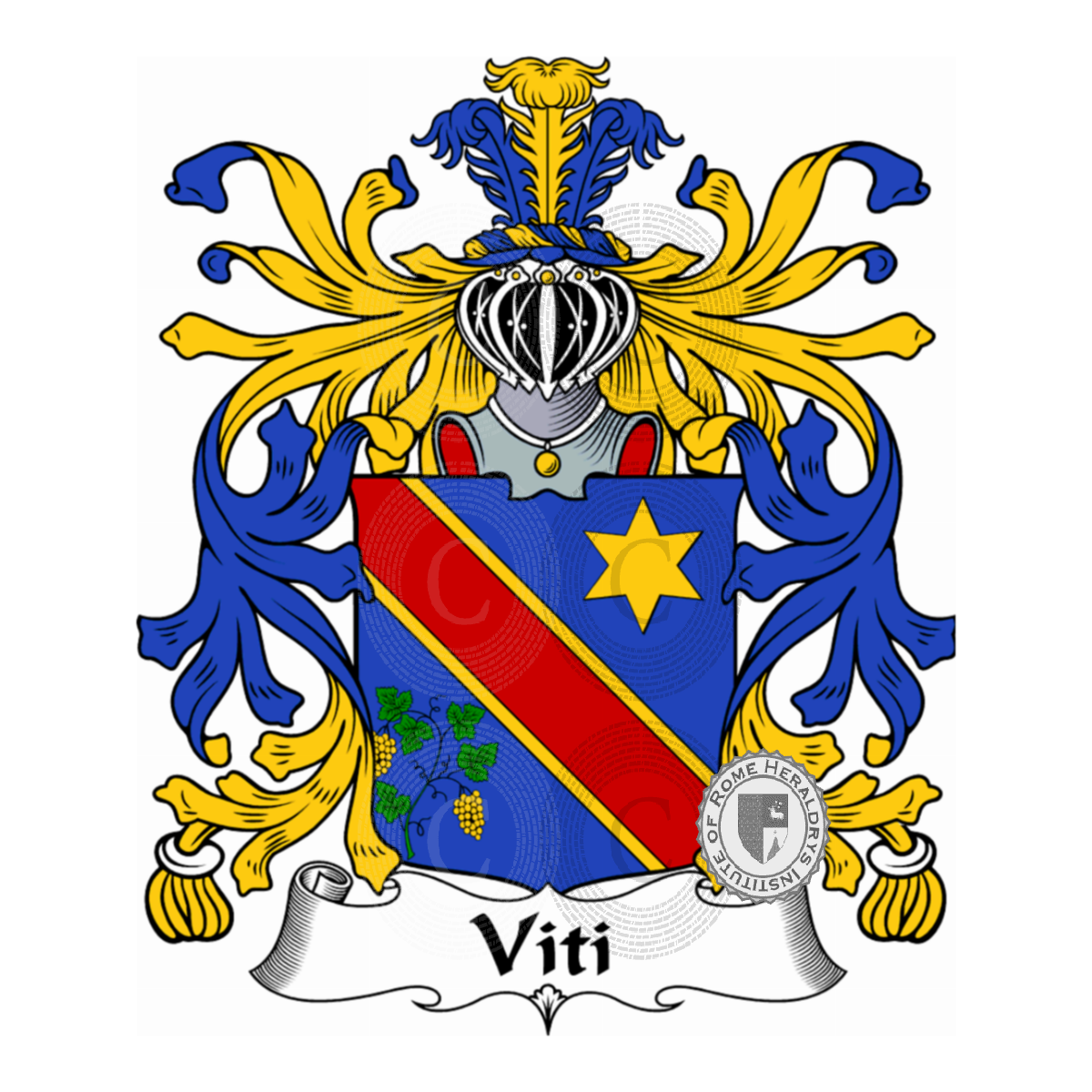 Coat of arms of familyViti, Vitti