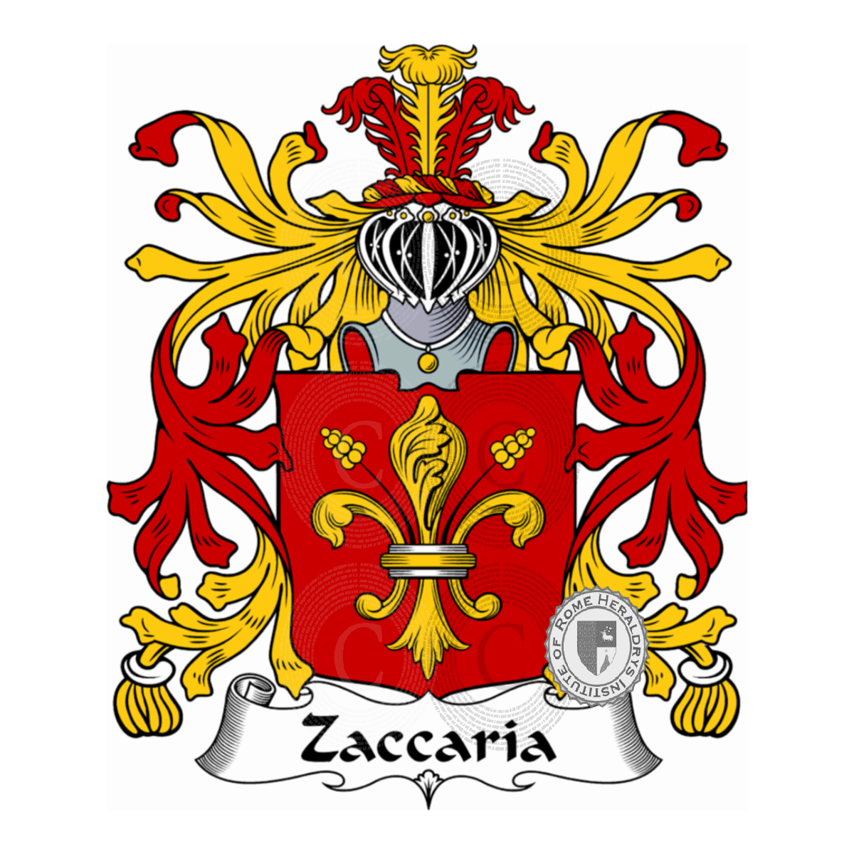 Coat of arms of familyZaccaria
