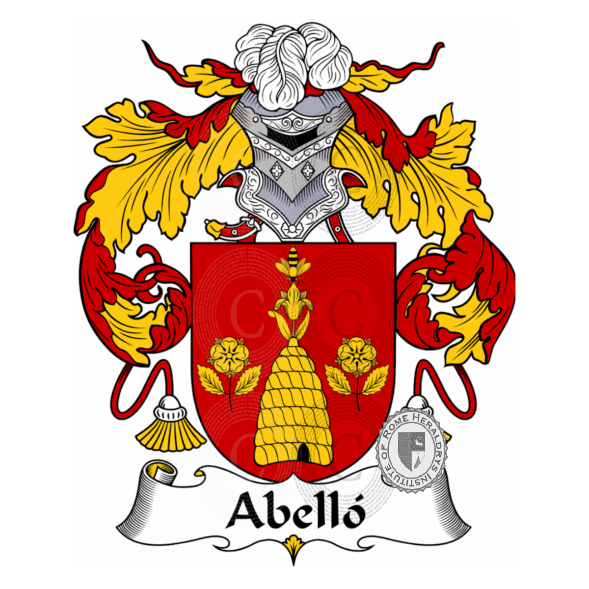 Coat of arms of familyAbelló, Abellò
