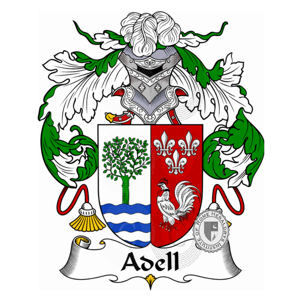 Coat of arms of familyAdell