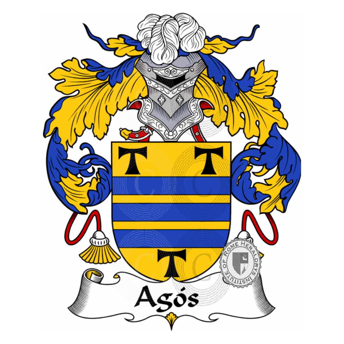 Coat of arms of familyAgós