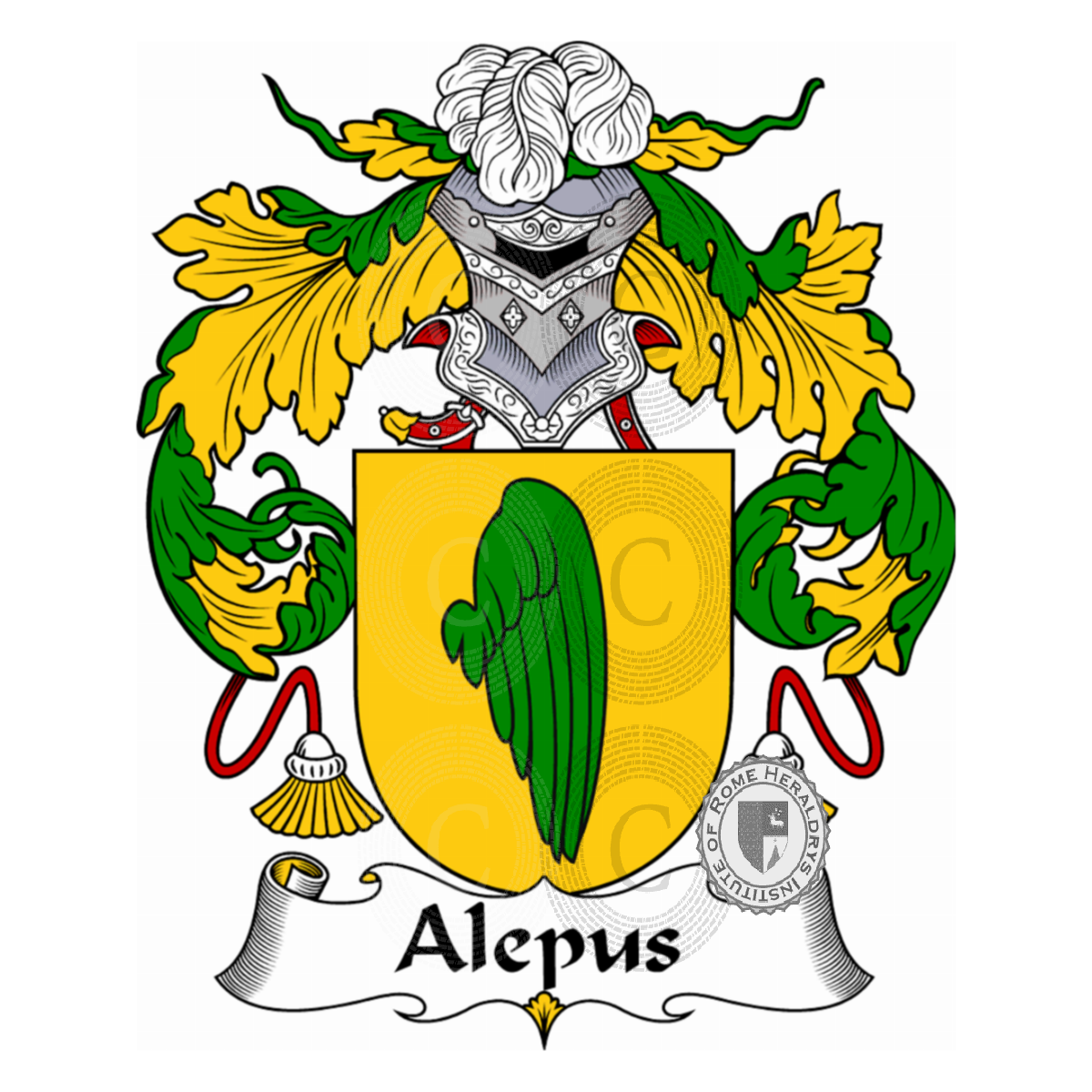 Escudo de la familiaAlepus