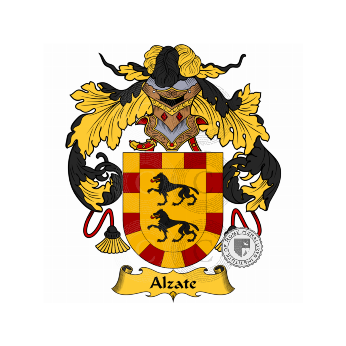 Coat of arms of familyAlzate, Alzati