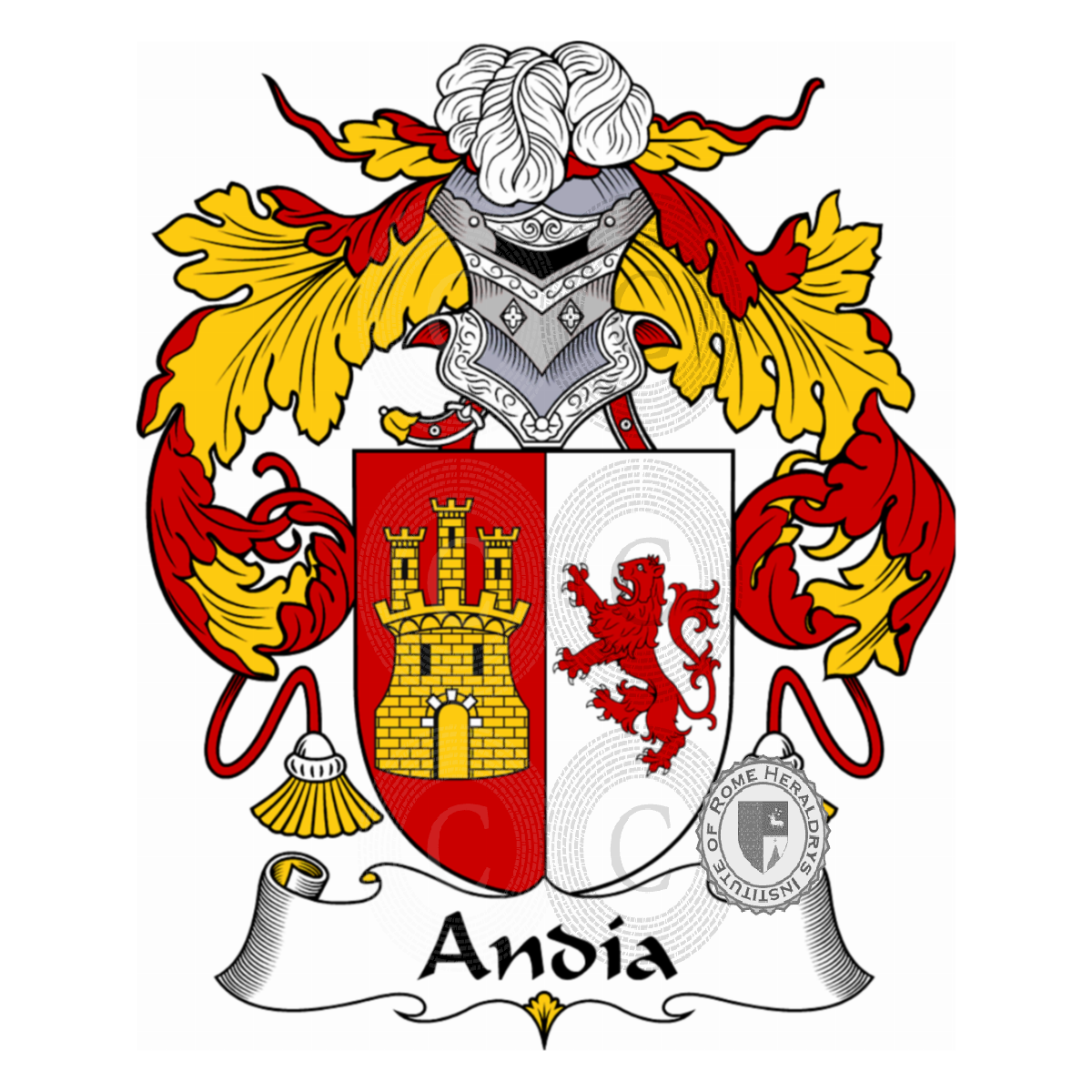 Coat of arms of familyAndia