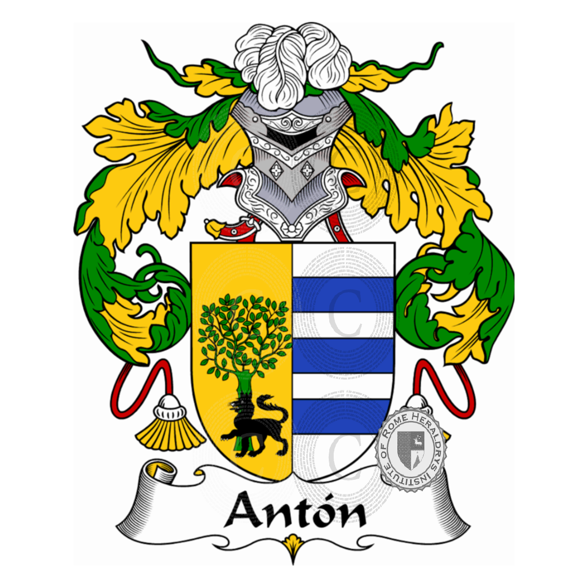 Coat of arms of familyAntón