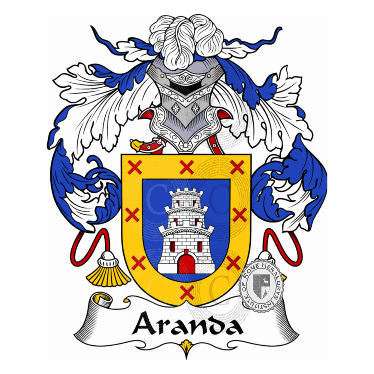 Wappen der FamilieAranda, Arandas
