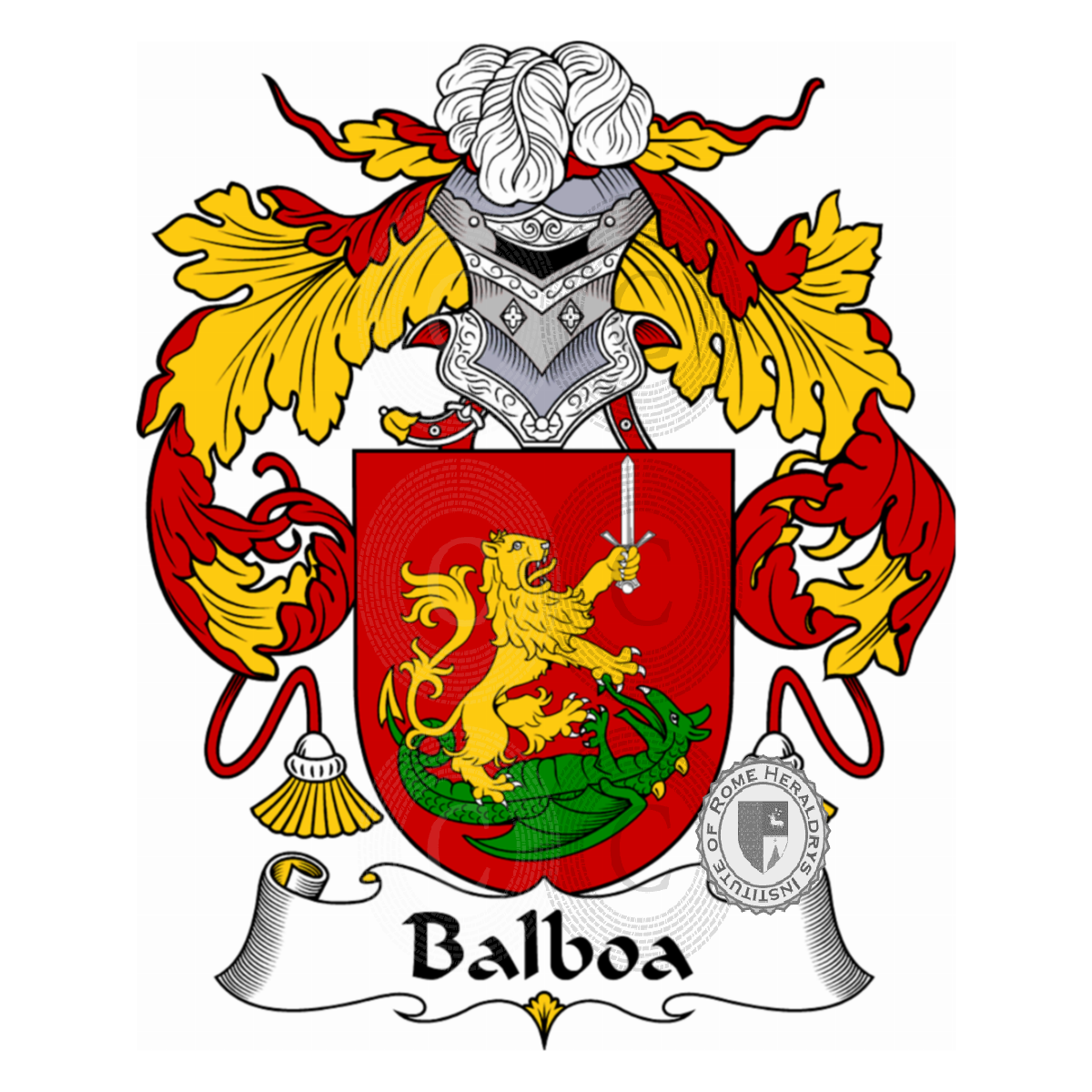 Coat of arms of familyBalboa