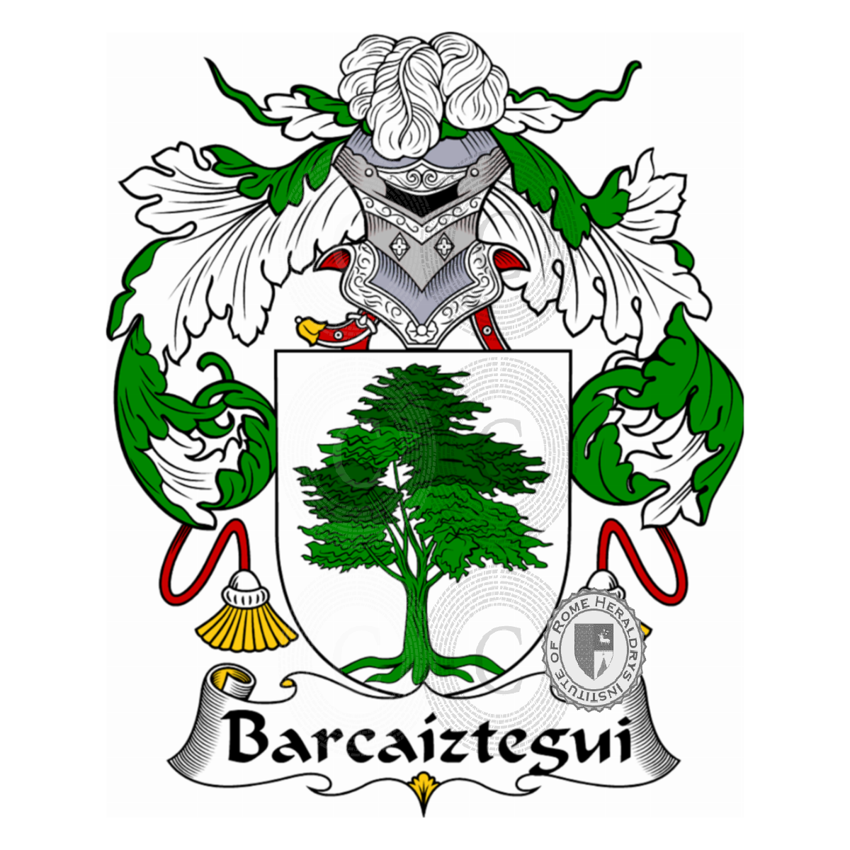 Coat of arms of familyBarcaíztegui