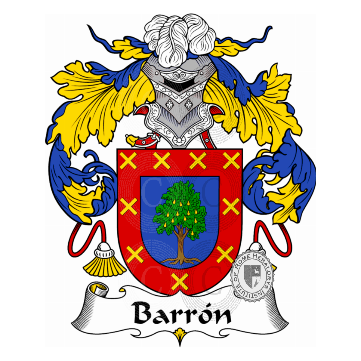 Coat of arms of familyBarrón