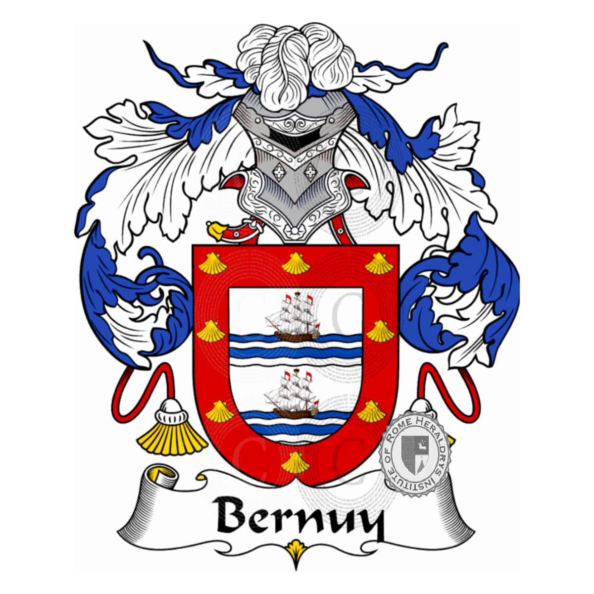 Coat of arms of familyBernuy