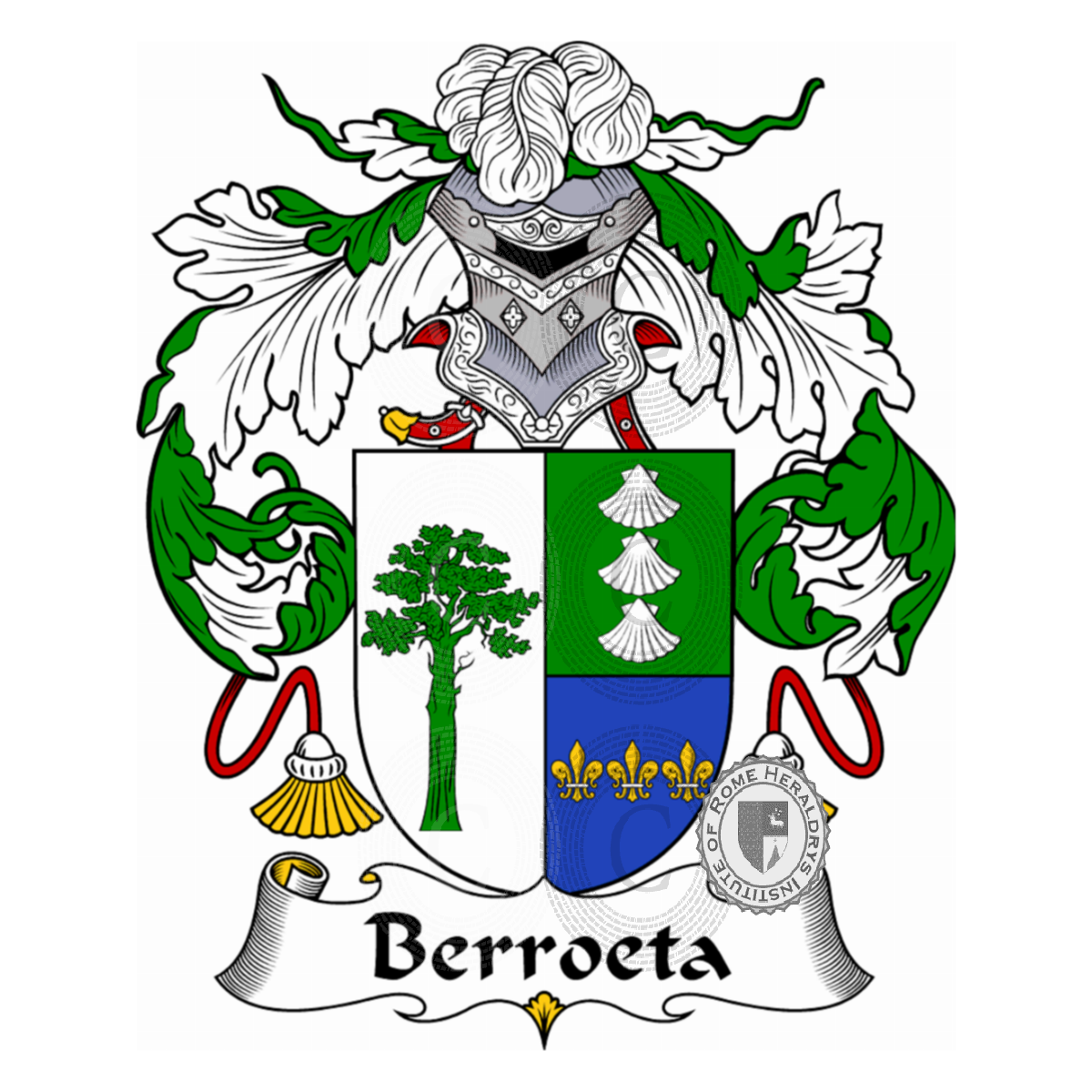 Coat of arms of familyBerroeta