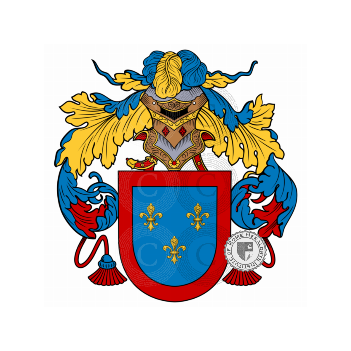 Coat of arms of familyBorbón, Borbòn