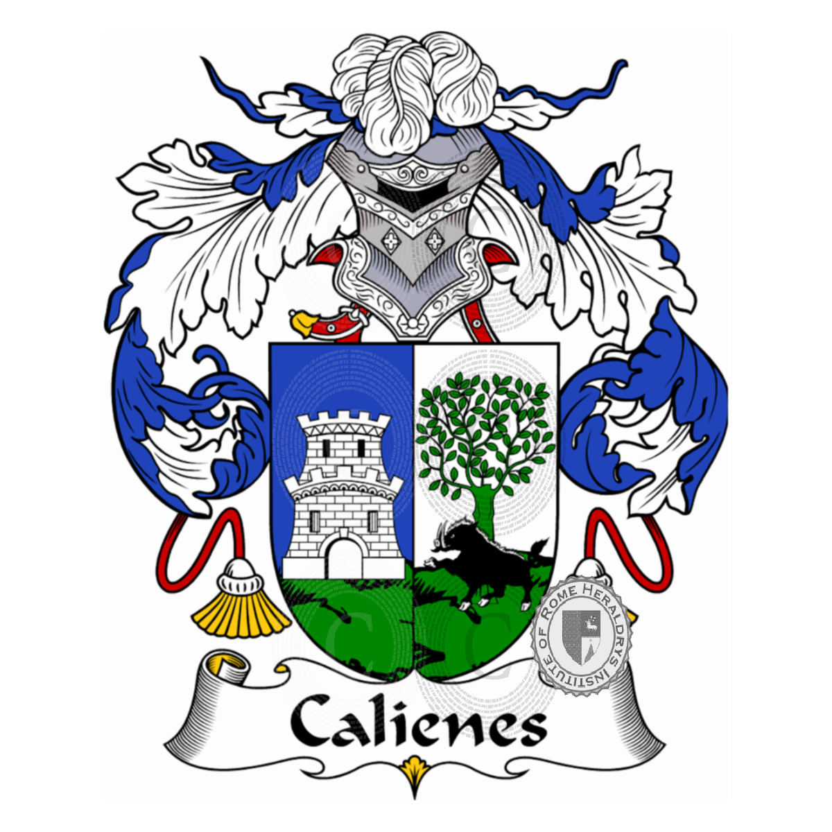 Coat of arms of familyCalienes