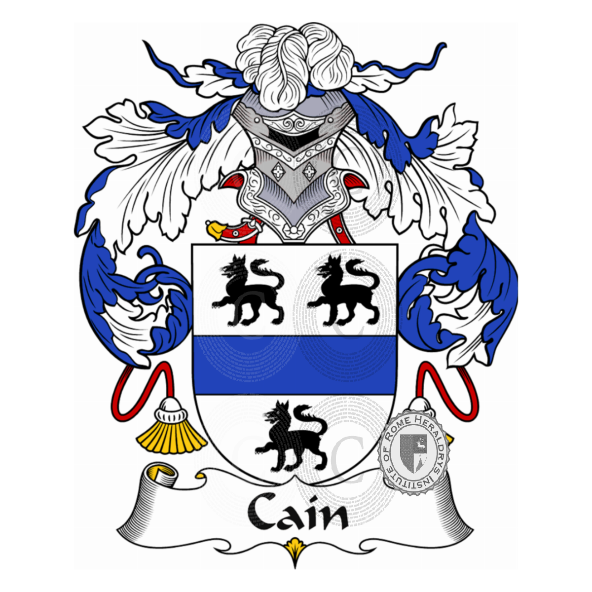Coat of arms of familyCaín