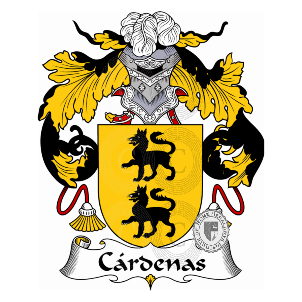 Coat of arms of familyCárdenas, Cárdenas Barájas
