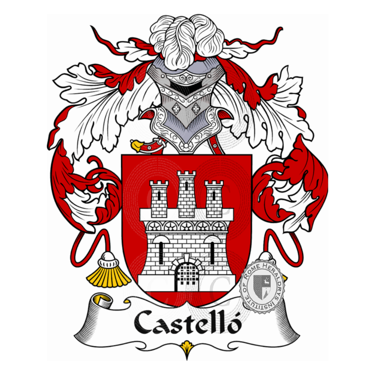 Coat of arms of familyCastello