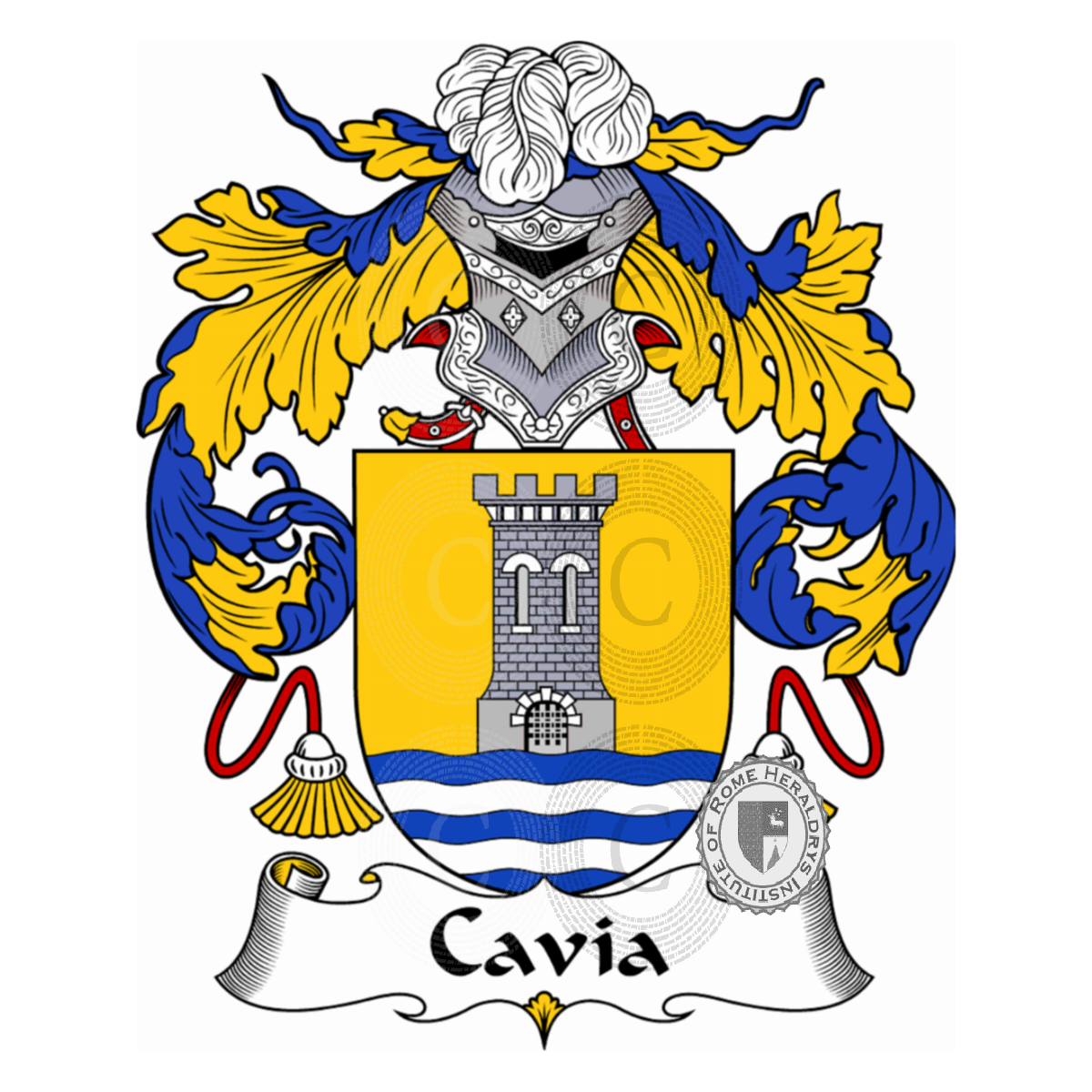 Escudo de la familiaCavia