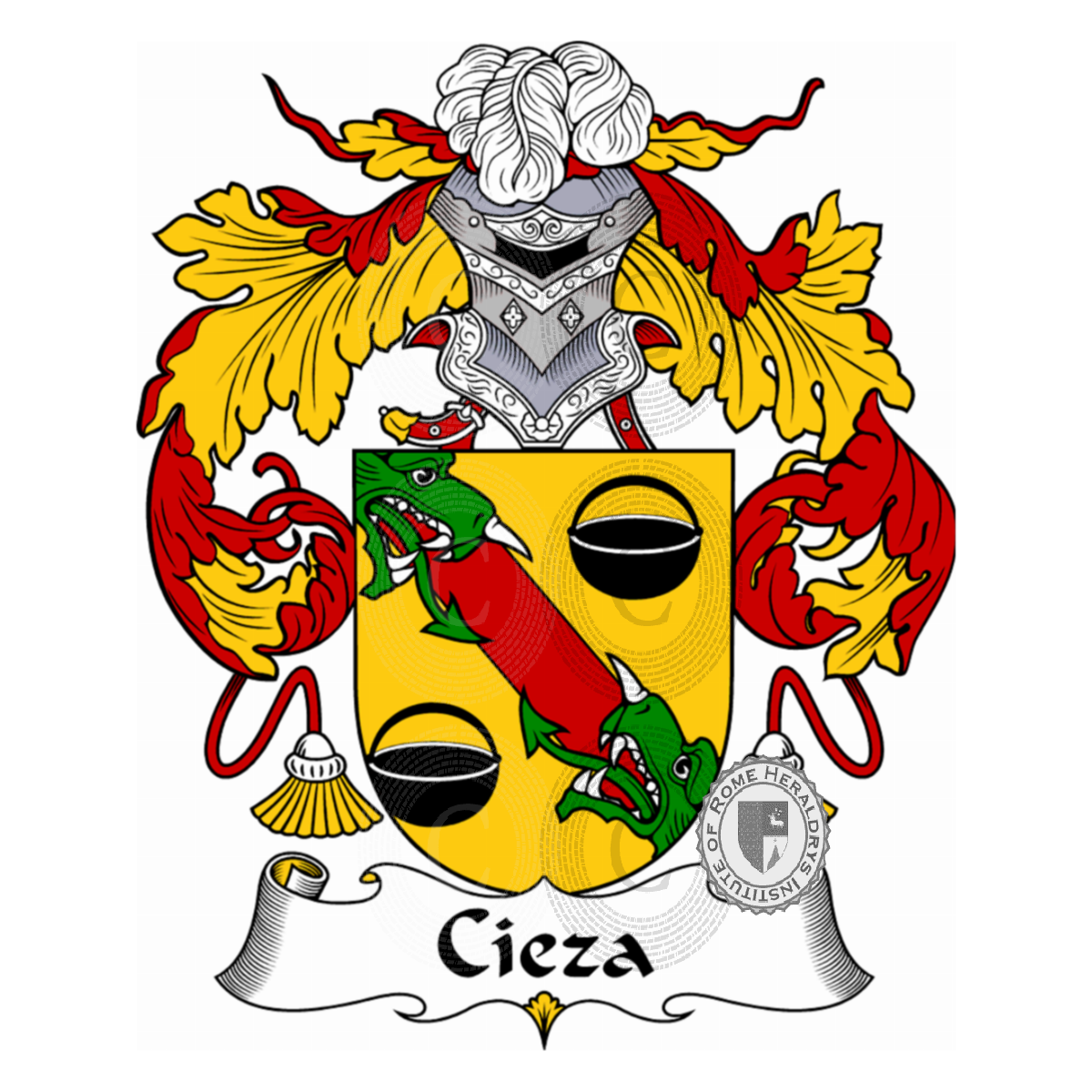 Coat of arms of familyCieza