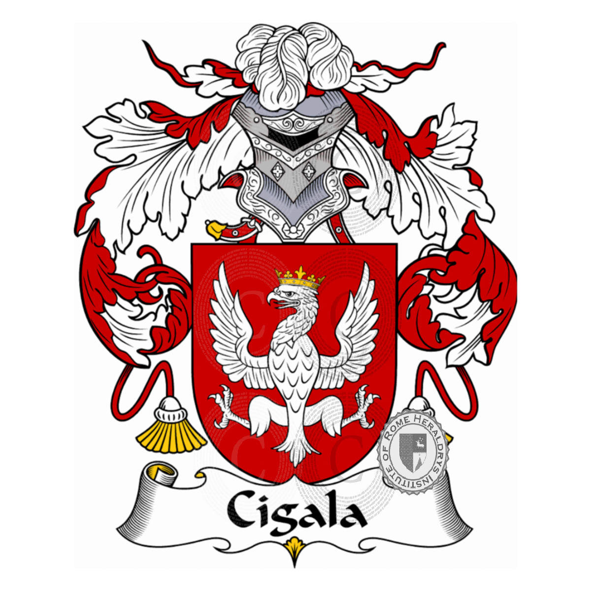 Coat of arms of familyCigala