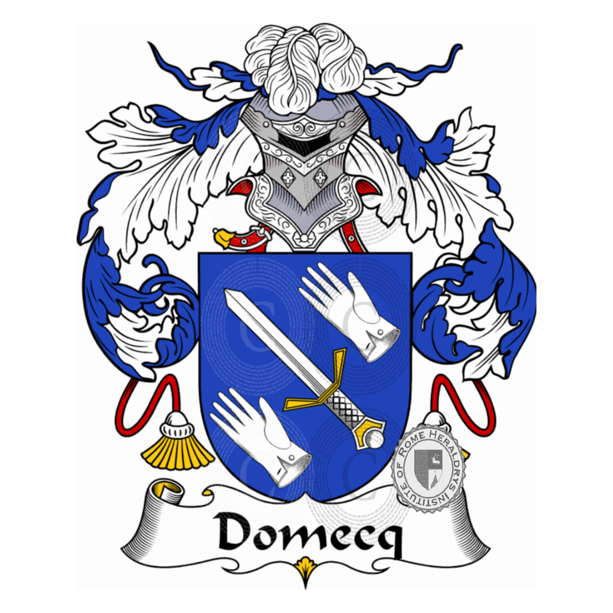 Coat of arms of familyDomecq