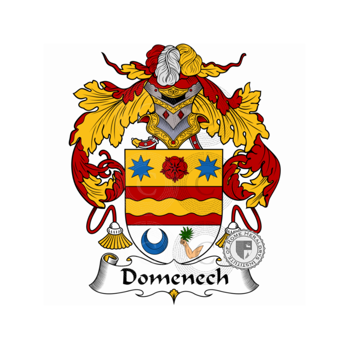 Wappen der FamilieDomenech, Domeneck,Domenecq,Domenegue