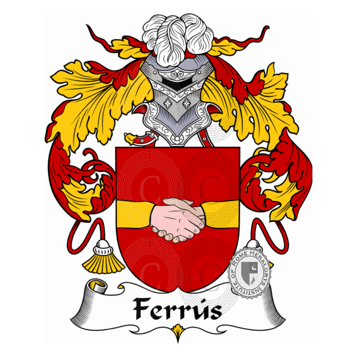 Escudo de la familiaFerrús