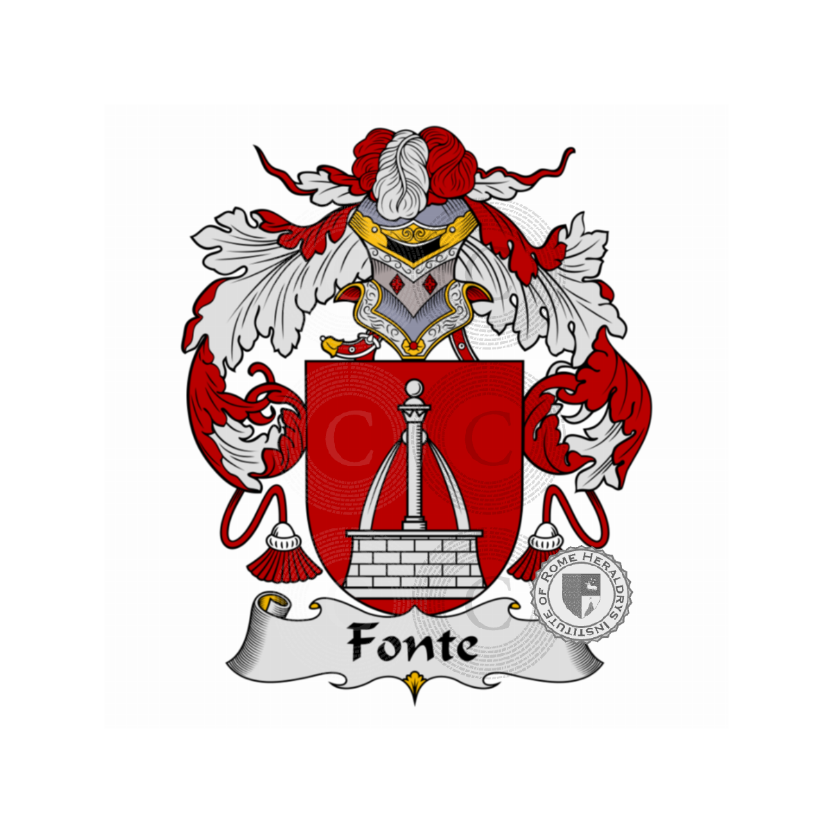 Coat of arms of familyFonte, de Fonte