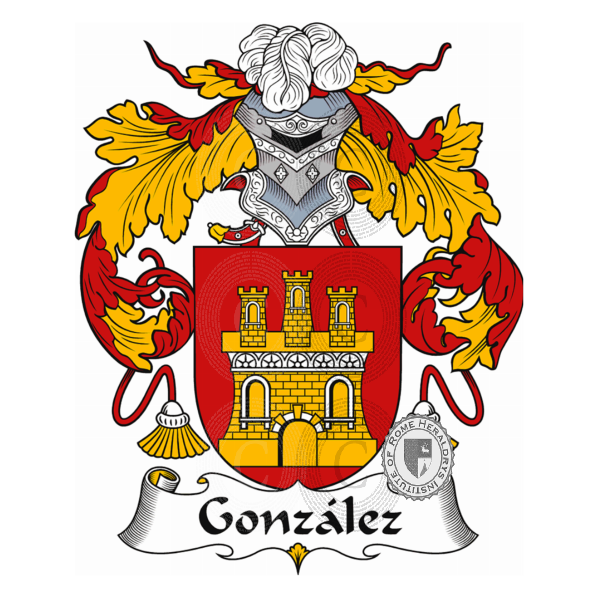Coat of arms of familyGonzález
