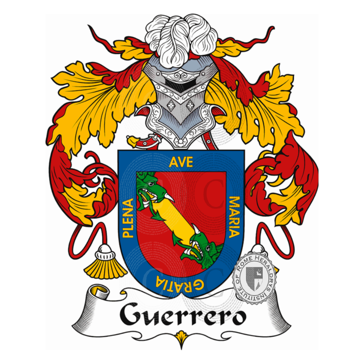 Escudo de la familiaGuerrero