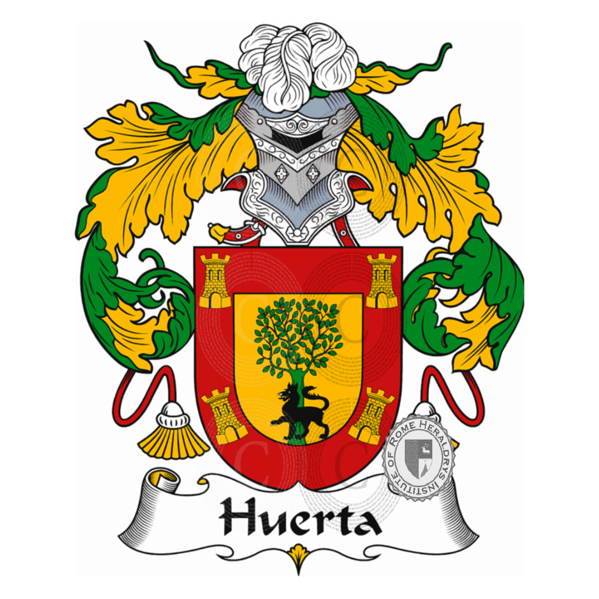 Coat of arms of familyHuerta